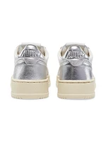 Medalist Bicolor Canvas Low-Top Sneakers