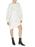 Eyo Deconstructed Sweatshirt Minidress