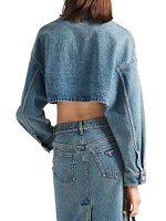 Denim Blouson Jacket