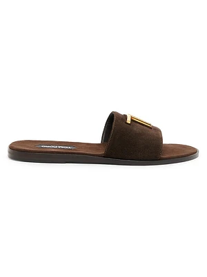 Brighton Suede Slides