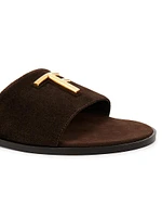 Brighton Suede Slides