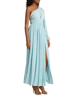 Indira One-Shoulder Maxi Dress