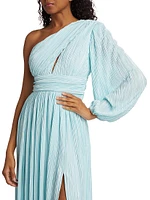 Indira One-Shoulder Maxi Dress