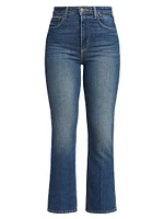 Mira Crop Micro Boot-Cut Jeans