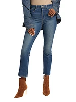 Mira Crop Micro Boot-Cut Jeans