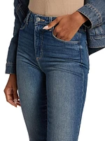 Mira Crop Micro Boot-Cut Jeans