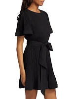 Lumi Pleated Minidress