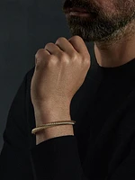 Cable Cuff Bracelet In 18K Yellow Gold