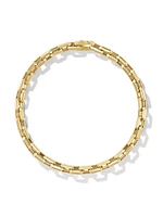 Streamline Heirloom Chain Link Bracelet 18K Yellow Gold