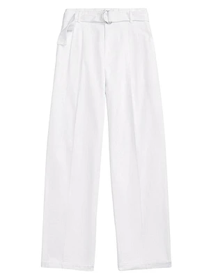 Evan Denim Wide-Leg Pants