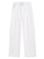 Evan Denim Wide-Leg Pants