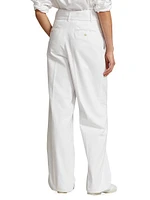 Evan Denim Wide-Leg Pants