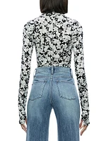 Delaina Floral Turtleneck Top