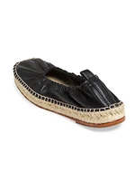 Leather Espadrilles