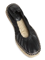 Leather Espadrilles