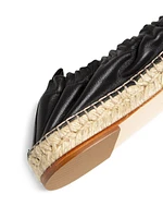 Leather Espadrilles