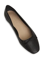 Raffia Ballet Flats