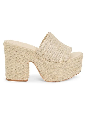 Corda 110MM Jute Platform Clogs