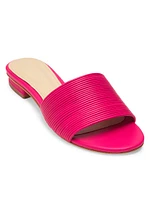 Leather Flat Sandals