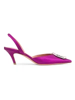 Camelia Sling 60MM Satin Pumps