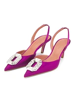 Camelia Sling 60MM Satin Pumps