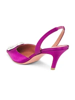 Camelia Sling 60MM Satin Pumps