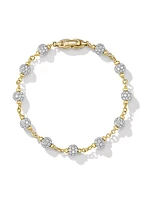 Spiritual Beads Rosary Bracelet in 18K Yellow Gold