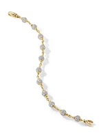 Spiritual Beads Rosary Bracelet in 18K Yellow Gold