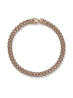 Curb Chain Bracelet 18K Rose Gold