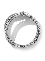 Sculpted Cable Triple Wrap Bracelet Sterling Silver