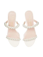 Palm Springs Pearl-Trimmed Pumps