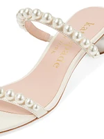 Palm Springs Pearl-Trimmed Pumps