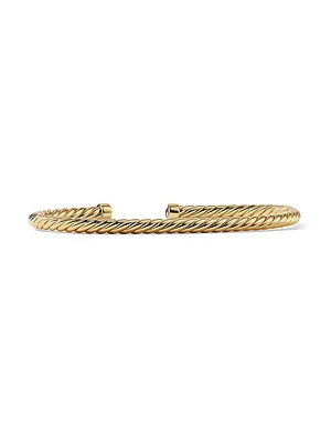 Cable Cuff Bracelet 18K Yellow Gold