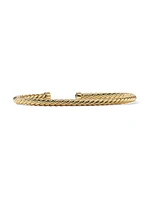 Cable Cuff Bracelet 18K Yellow Gold