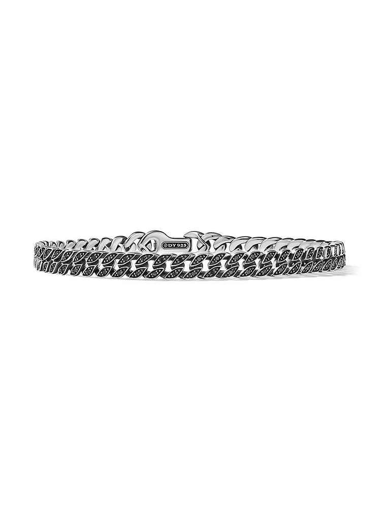 Curb Chain Bracelet Sterling Silver