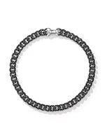 Curb Chain Bracelet Sterling Silver