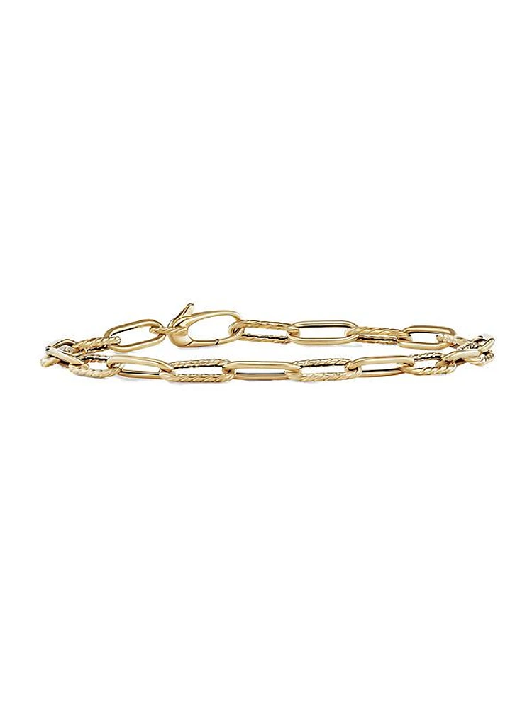 DY Madison Chain Bracelet In 18K Yellow Gold