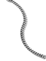 Curb Chain Bracelet In Sterling Silver