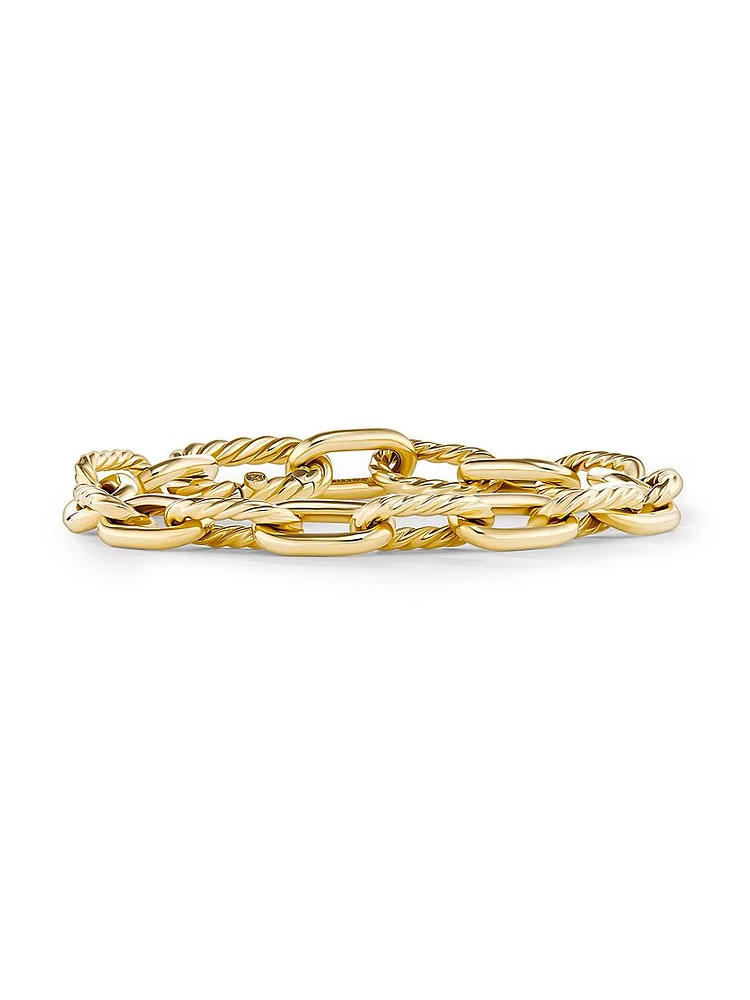 DY Madison Chain Bracelet 18K Yellow Gold