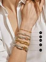 DY Madison Chain Bracelet 18K Yellow Gold