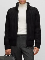 Relaxed-Fit Cardigan Virgin Wool