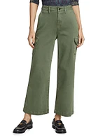 Carly Wide-Leg Ankle Cargo Pants