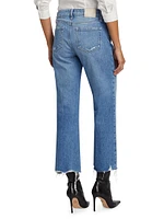 Leenah Straight-Leg Cropped Jeans