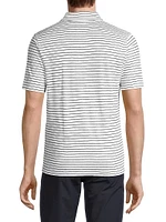 Striped Linen Polo Shirt