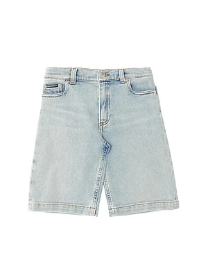 Little Kid's & Stretch Denim Shorts