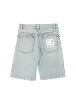 Little Kid's & Stretch Denim Shorts