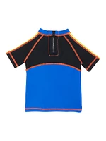 Little Boy's & Colorblocked Logo Rashguard