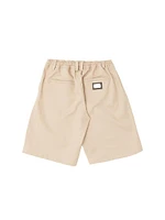 Little Boy's & Stretch Cotton Twill Khaki Shorts