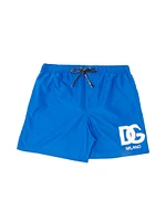 Little Boy's & Logo Swim Trunks