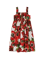 Little Girl's & Floral Cotton Dress